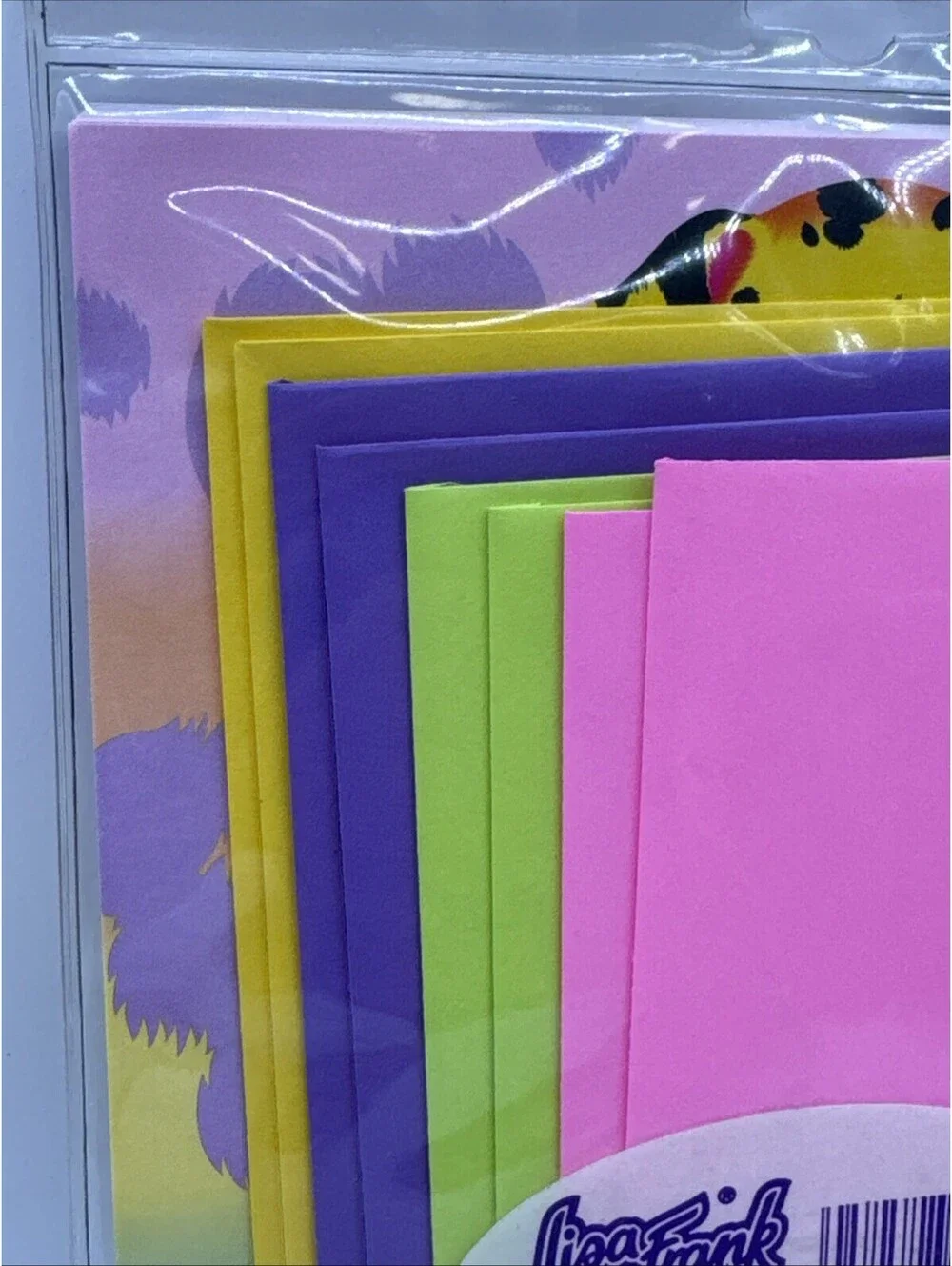 1990 Lisa Frank Stationary Pack Sealed Yellow Spotted Dalmatian 16 Sheet Vintage